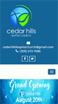 Mobile Screenshot of cedarhillsbaptistchurch.org